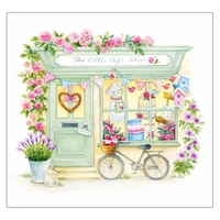 needlework diy printed canvas oil painting cross stitch set for embroidery cartoon 11ct full embroidery home decoration gift