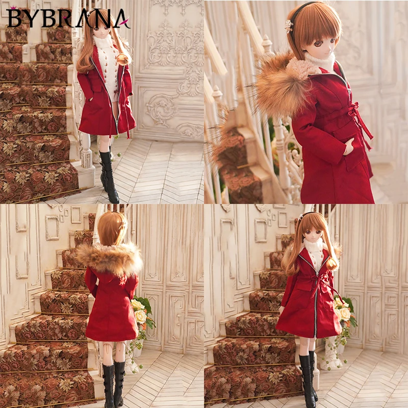 

Кукла Bybrana, 1/3, 1/4, осенне-зимнее пальто
