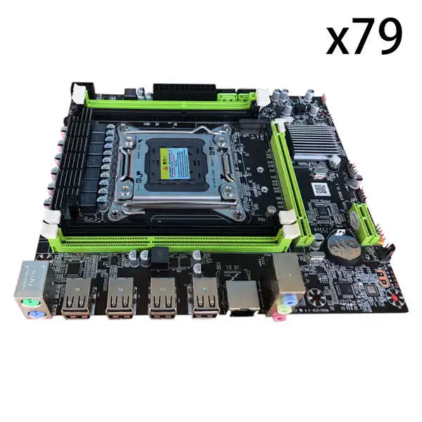 Профессиональная X79 материнская плата LGA 2011 CPU поддерживает DDR3 SATAII 1600 МГц 16 Гб
