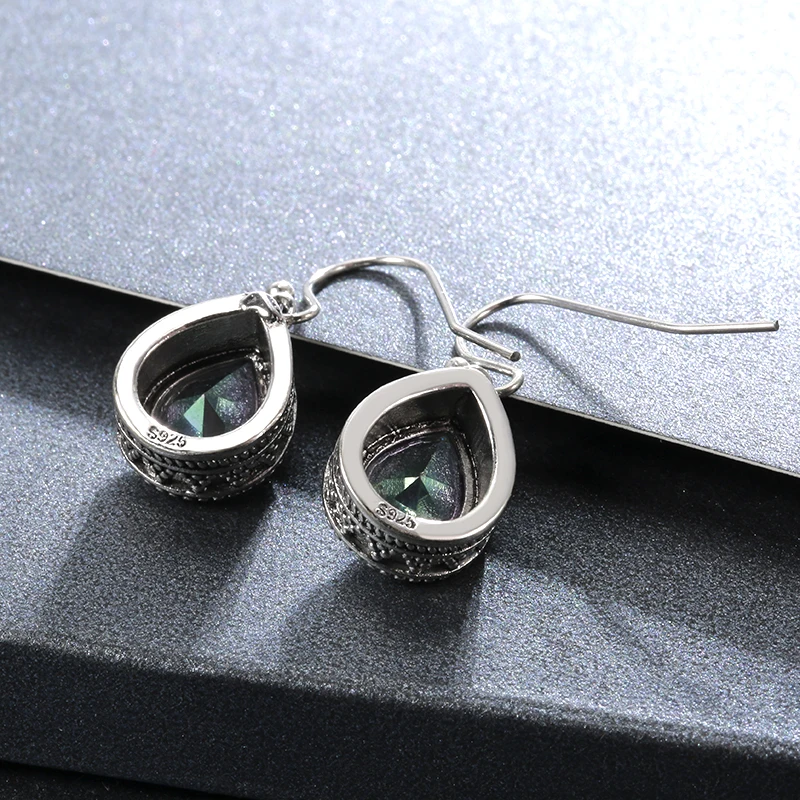 Брендовые висячие серьги Vinregem из стерлингового серебра 925 пробы серебряная груша