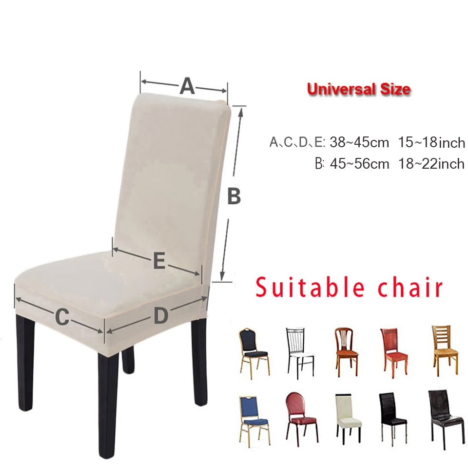 

Super Soft Jacquard Fabric Chair Cover Elastic Chair Covers Spandex For Dining Room/wedding/Hotel Party Banquet housse de chaise