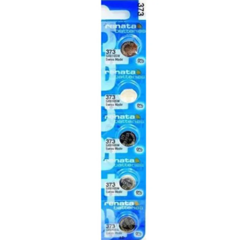 

5pcs renata Silver Oxide Watch 373 SR916SW 916 1.55V 100% renata 373 renata 916 battery