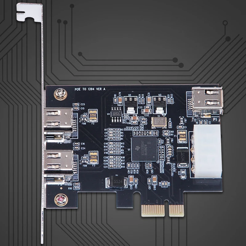 IG 1394A Карта видеозахвата PCIE FireWire карта 1394 захвата|Кабели USB| |