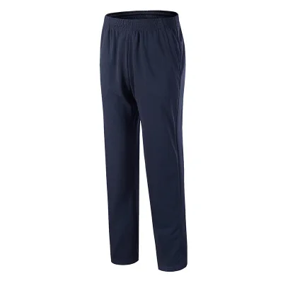 navy blue Спортивные брюки мужские брюки осенние прямые мешковатые брюки студенческие быстросохнущие штаны для фитнеса летние тонкие футбольные тренировочные штаны - Цвет: navy blue