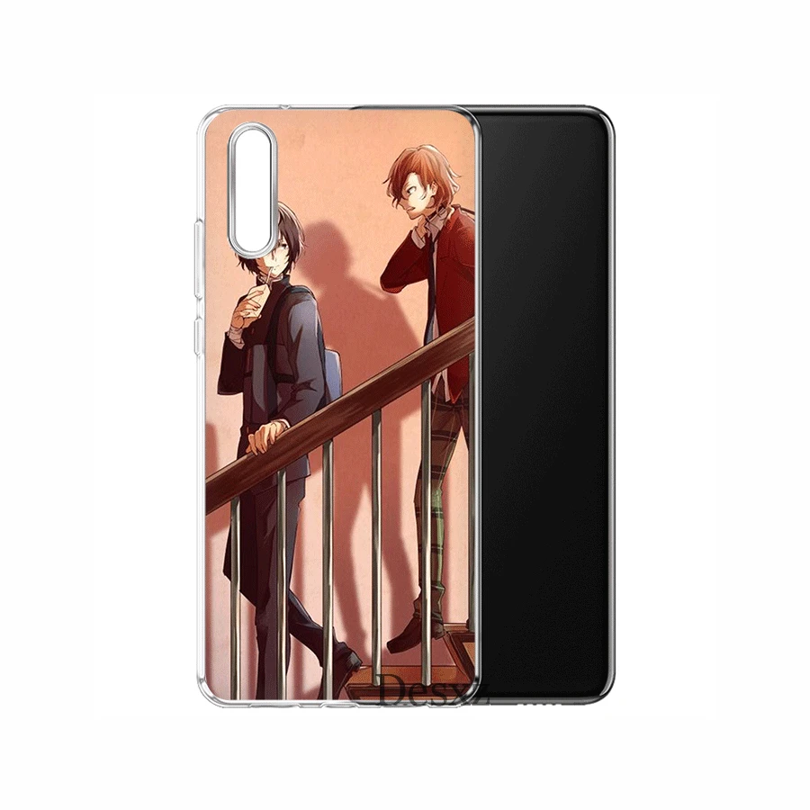 Чехол для мобильного телефона Huawei Honor View 20 Lite Pro 6A 6C 7A 8 8X 9 9X 10 Play Hard Cover Anime Bungou Stray