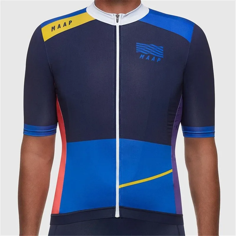 Jersey Maap pro team версия Велоспорт Джерси Сверхлегкий короткий рукав НАБОРЫ mtb велосипед camisa ciclismo Майо эластичная лента шорты - Цвет: Jersey