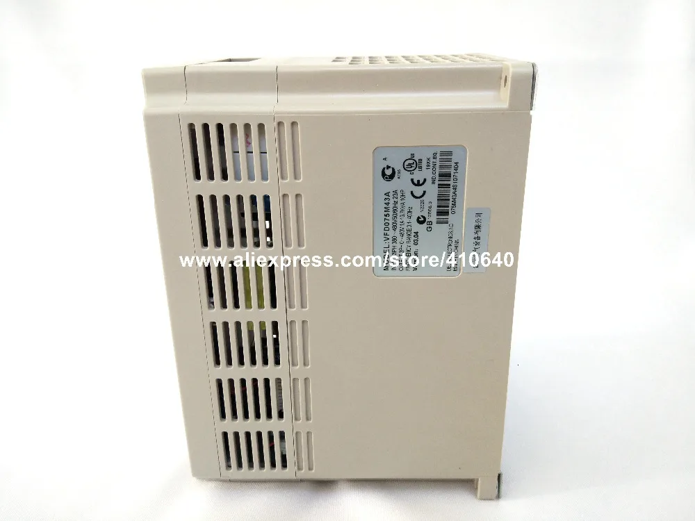 Дельта Инвертор 7.5KW VFD075M43A 3 фазы 380 В до 460 В Номинальная 18 A Новинка 7500 Вт VFD серия инвертор Переменная скорость привод двигателя переменного тока