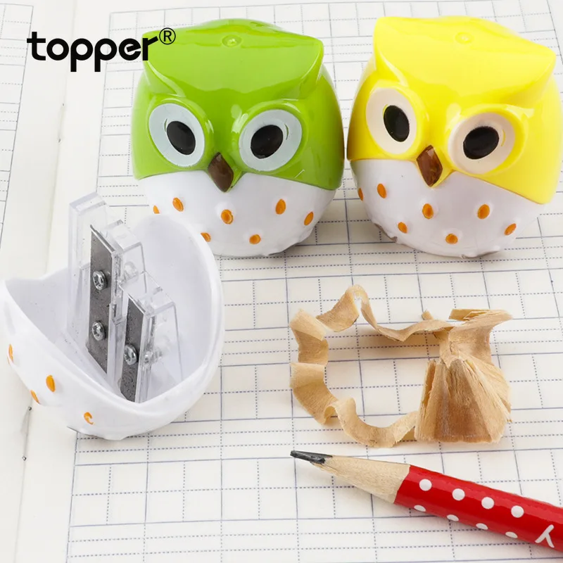 1 шт kawaii мультфильм для карандаша в виде совы точилка инструмент рекламный