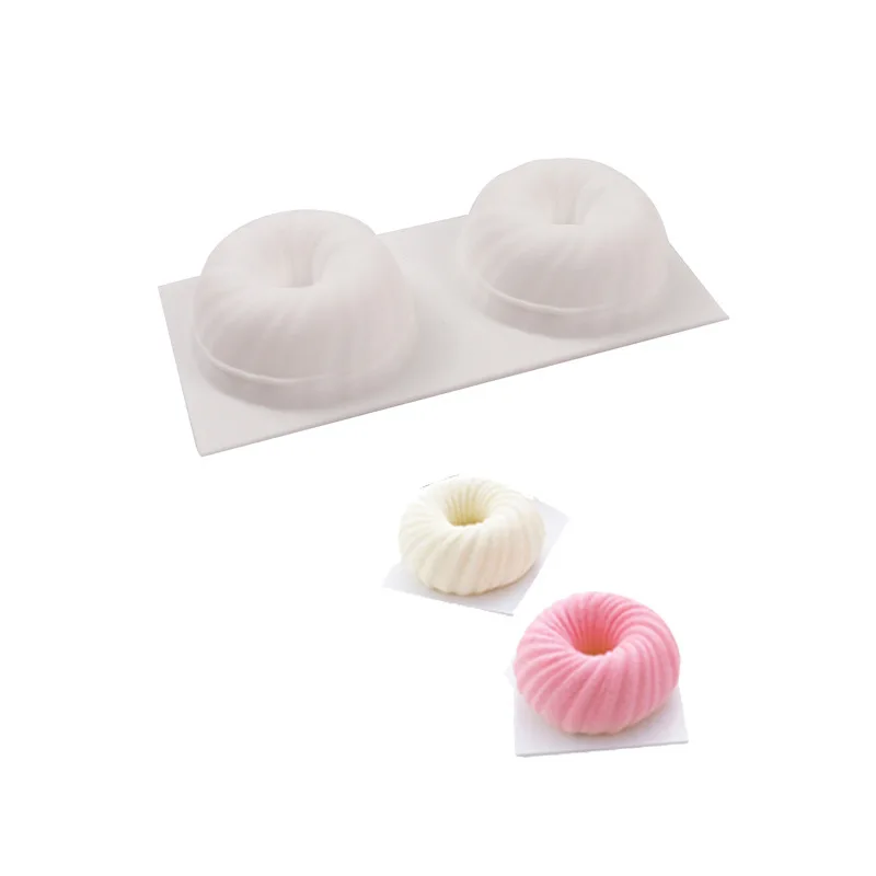 Силиконовая форма для торта в виде пончика 8 ячеек | Дом и сад