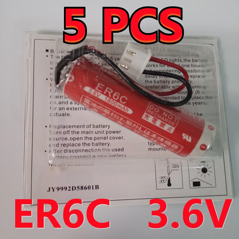 5 шт./упаковка оригинальные новые модели AA 14500 ER6C 3 6 V FX2N/1N