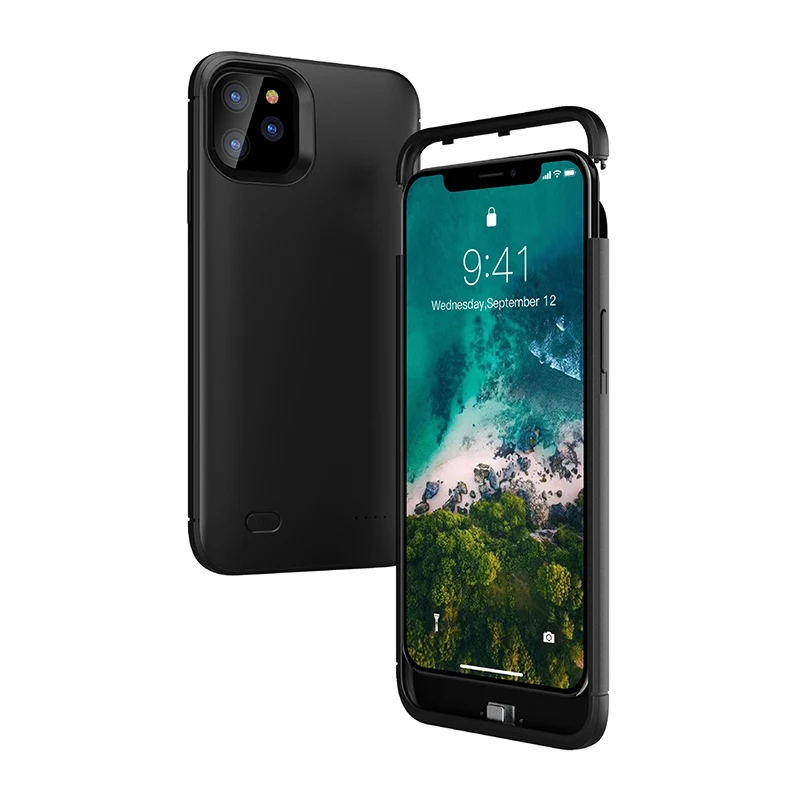 5200/6200 мАч для iPhone 11 Pro чехол зарядного устройства запасной аккумулятор зарядки Max