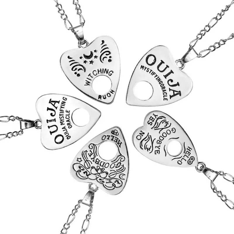 Готический Ouija Planchette кулон ожерелье сатанический костюм ведьмы на Хэллоуин