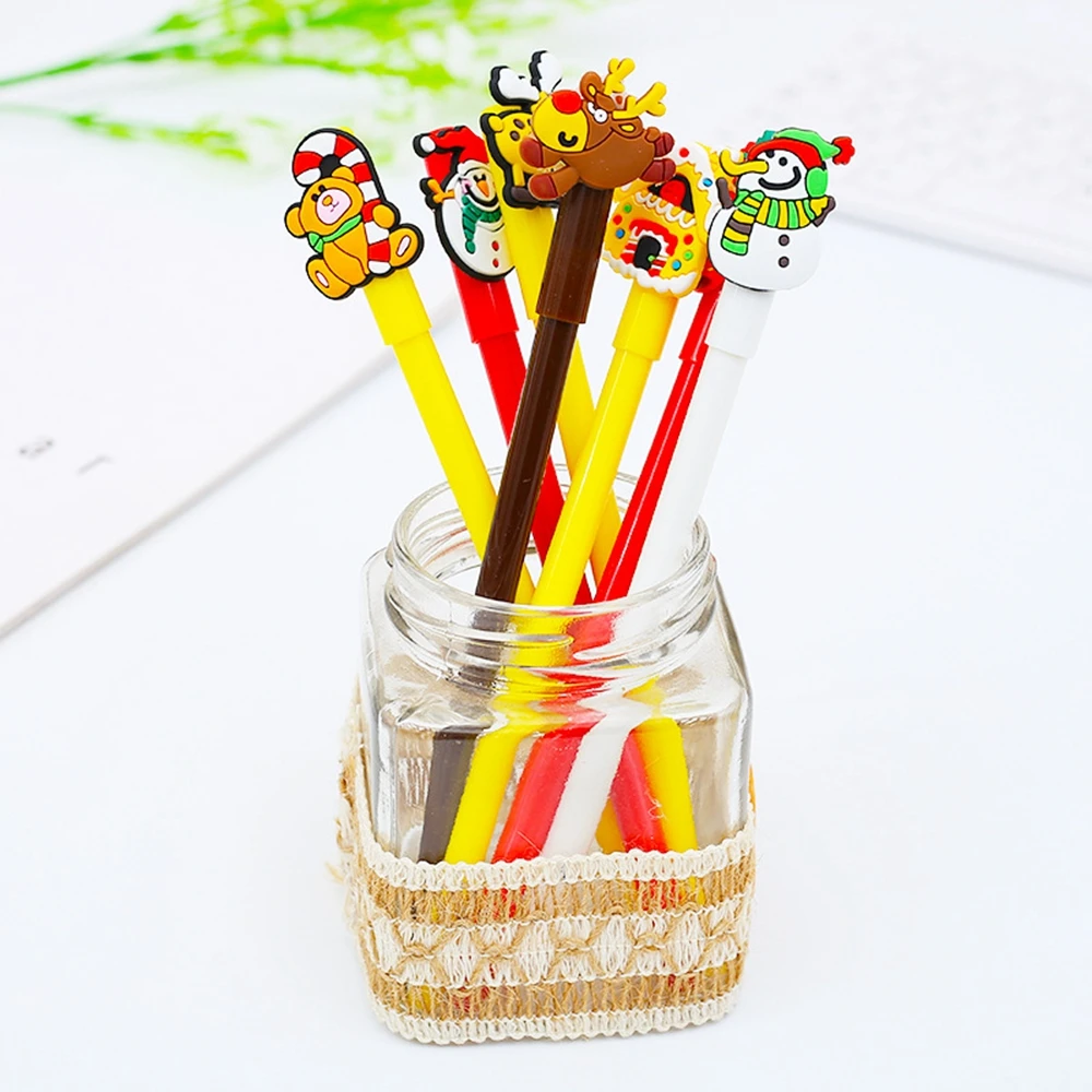 14 шт 0 5 мм гелевые ручки рождественские для школы кактус ручка канцелярская