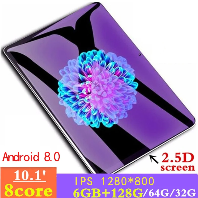 Планшет на Android 10 1 экран 8 0 дюйма 2 SIM карты 6 + 128/64/16 ГБ|Планшеты| |