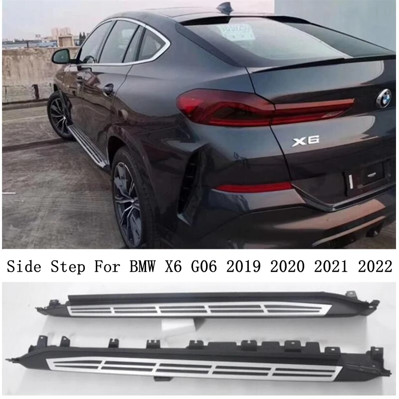 

For BMW X6 G06 2019 2020 2021 2022 Running Boards Side Step Bar Pedals High Quality Nerf Bars Auto Accessories