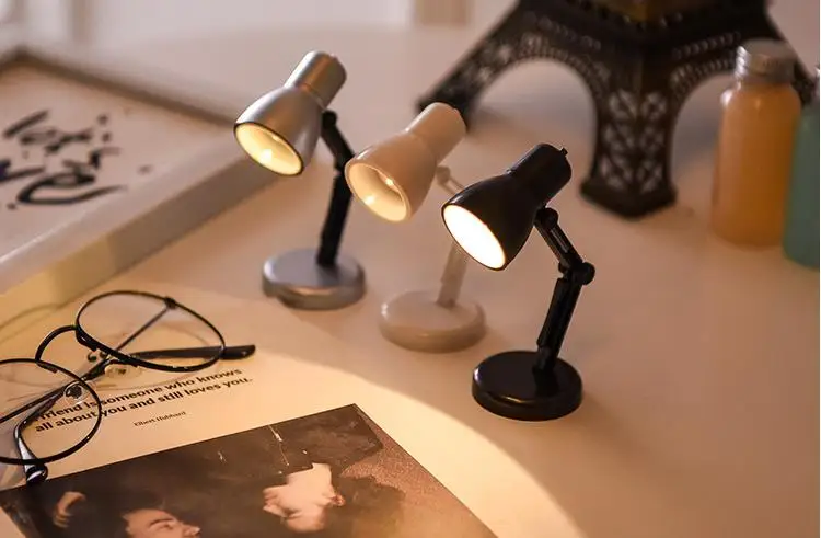 Новая экзотическая креативная маленькая лампа для книг ночная спальни