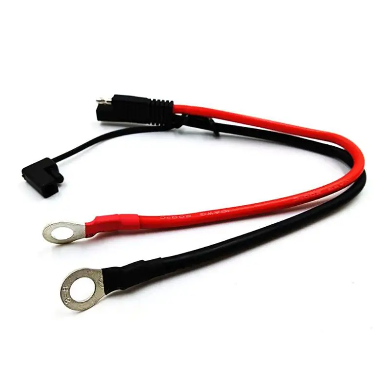 

Battery Charging Cable SAE to O Ring Terminal Connectors Harness 10AWG SAE Cable D5QE