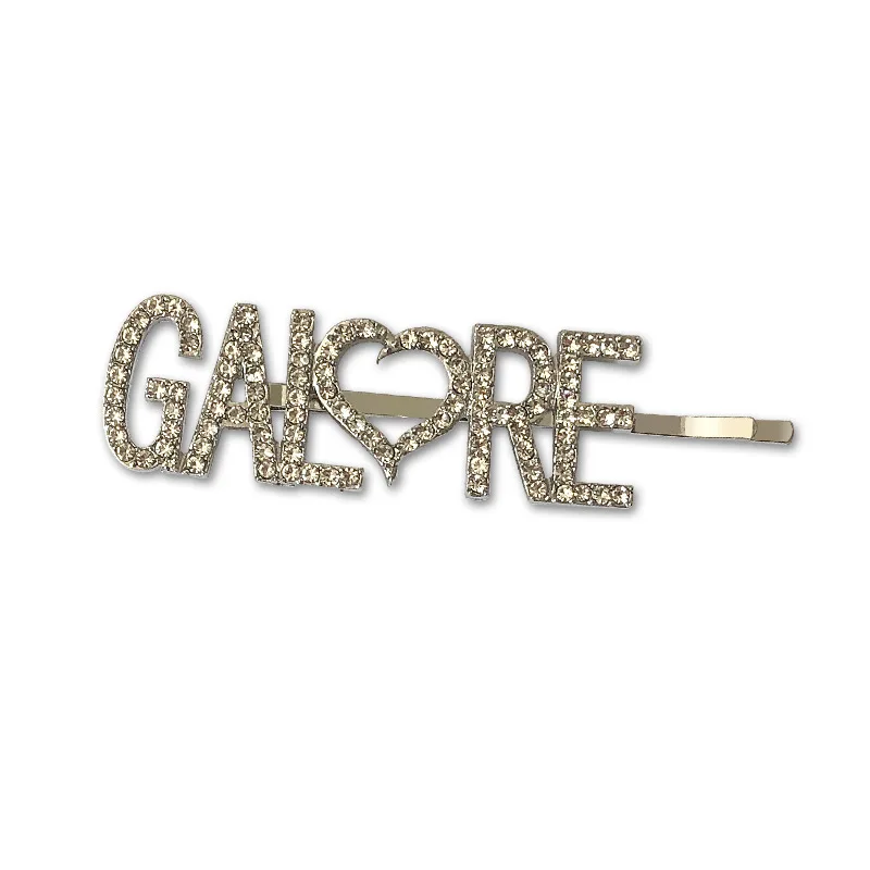 1 шт. Модный Блестящий кристалл шпильки со стразами GLAM/DRIPPIN буквы заколки для волос заколка аксессуары для укладки волос для женщин девочек