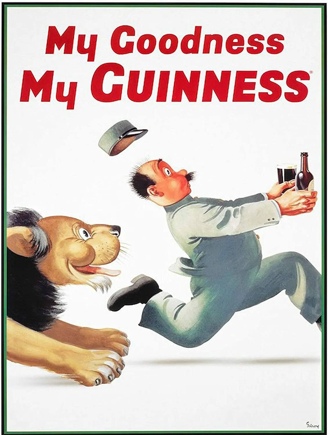 

My Goodness My Guinness Wall Decor Travel Metal Tin Sign 8x12 Inch