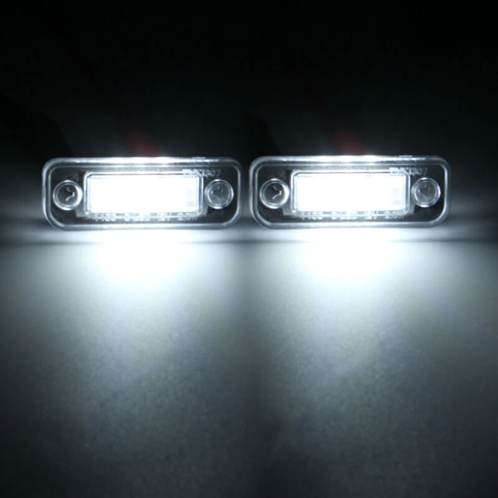 

For Mercedes-Benz License Plate Light Lamp W203 5D W211 W219 R171 Bright White DC 12V 6000K Replacement Exterior