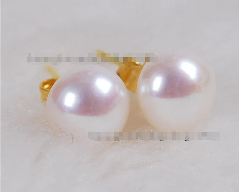 Серьги женские с искусственным жемчугом класс AAA k21 A0422 | Украшения и аксессуары