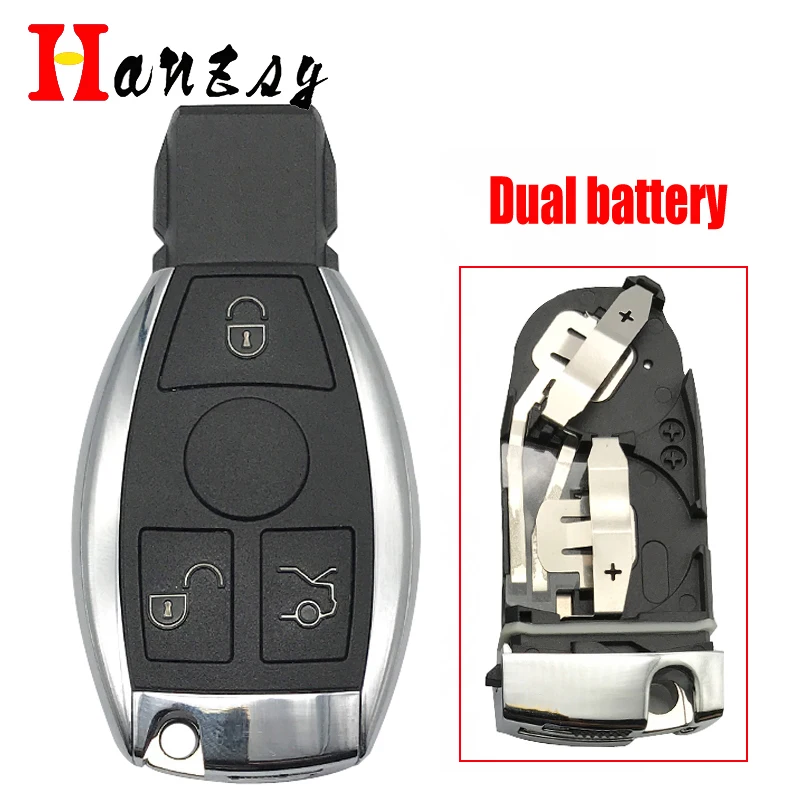 

Replacement 3 button Smart Key Shell for Mercedes Benz W211 A C E G S R SL ML GML CL GL CLS CLA CLK SLK GLKwith 2 Battery