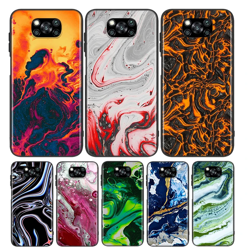 

Lava Abstract Pattern For Xiaomi Poco X3 NFC M2 X2 F2 C3 M3 Pocophone F1 Pro Mi Play Mix 3 A2 A1 6 5 lite Phone Case