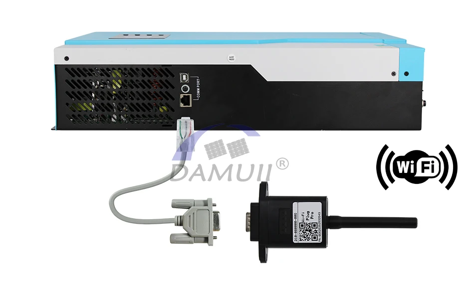 DAMUII 5.5Kva 5500 ВАТТ Инвертор для солнечной батареи MPPT 100A 500VDC PV вход 220VAC 48VDC 5.5KW