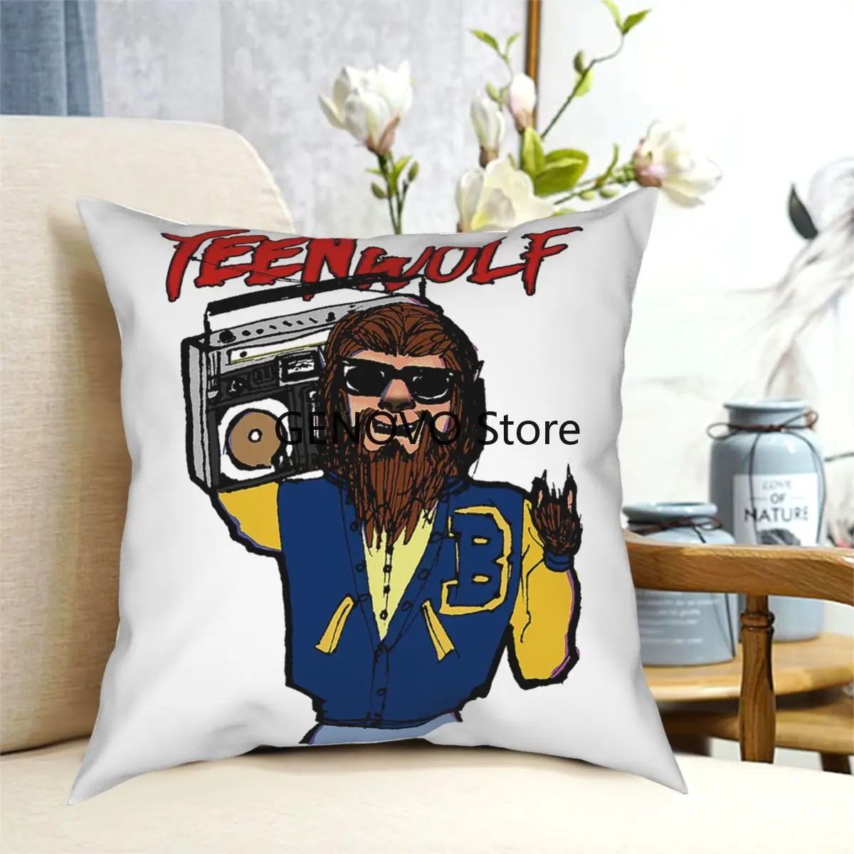 

Teen Wolf Square Pillow Case pillows decorative for living room Custom Pillowcover Home Decor