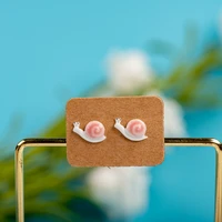 small and cute porcelain multicolor earrings anti allergic ly505 oorbellen earrings set bi%c5%bcuteria regalos para mujer