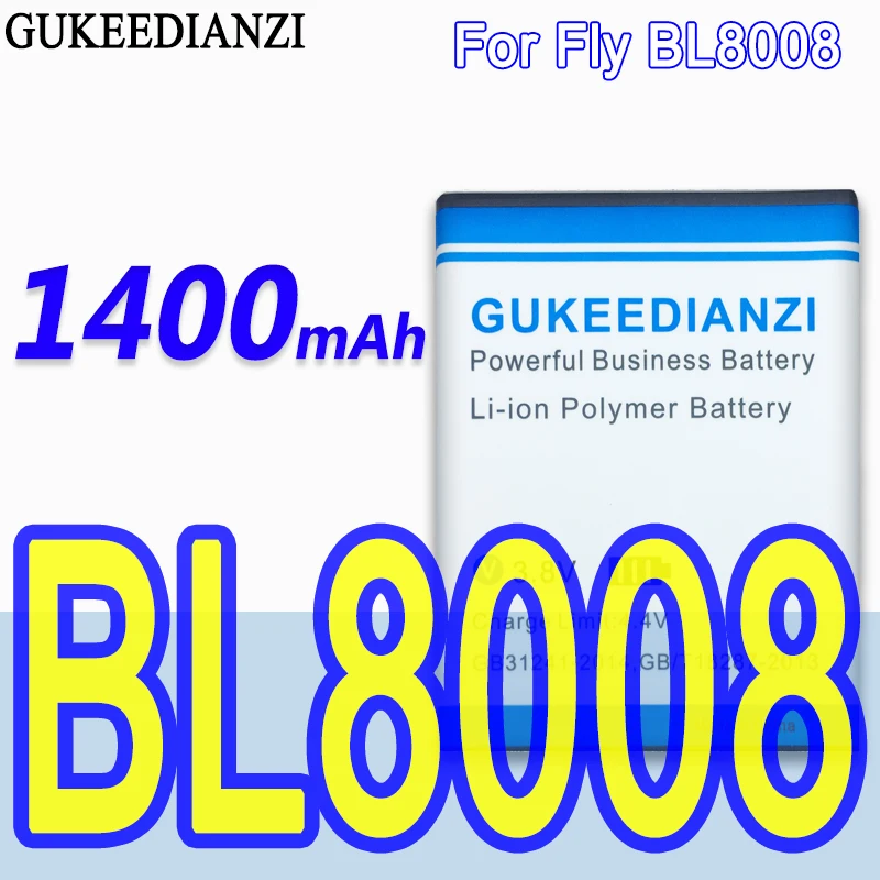 Аккумуляторная батарея BL8008 2019 мАч для Fly BL 1400 литий ионные полимерные батареи