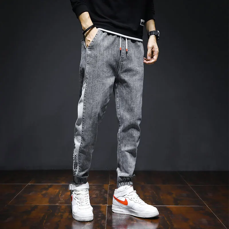 Мужские джинсы ICCLEK Jeans Свободные повседневные брюки осень 2021 новая модель