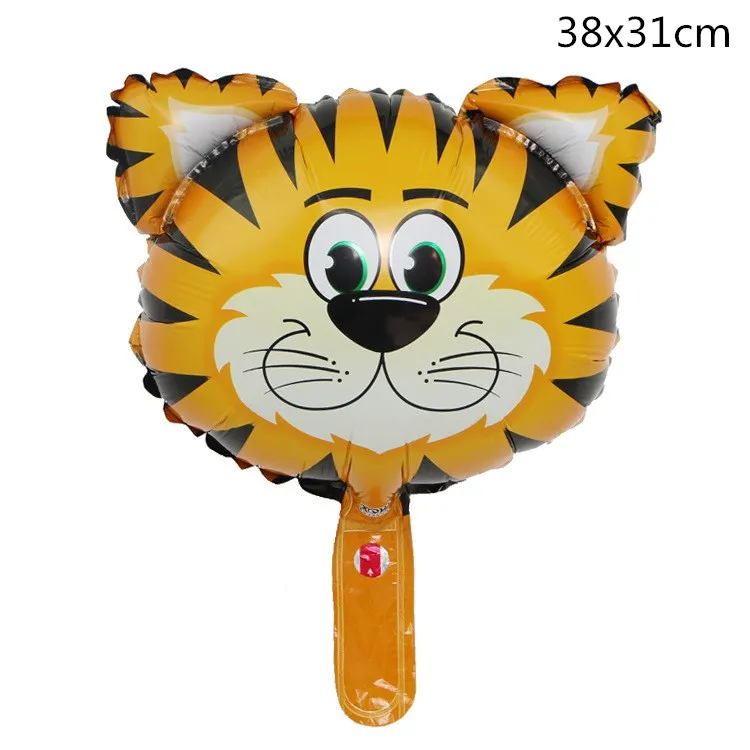 tiger head 24 дюймовый цветной Белый светодиодный шары светящийся прозрачный баллоны с гелием одежда для свадьбы, дня рождения украшения Дети Светодиодные ленты воздушный шар - Цвет: tiger head