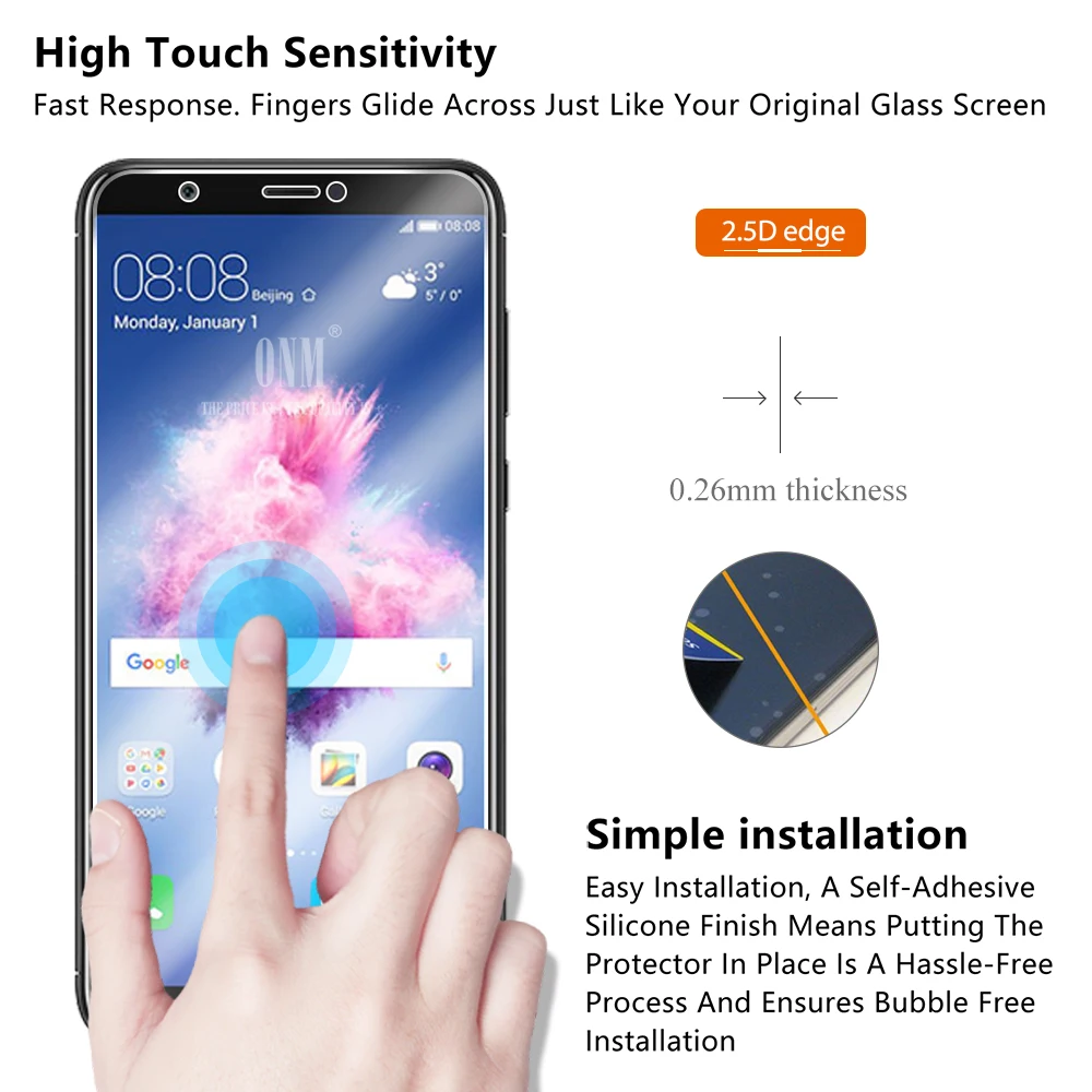 10 шт закаленное стекло для Huawei P Smart 2018 Защита экрана nova 3i Защитная стеклянная