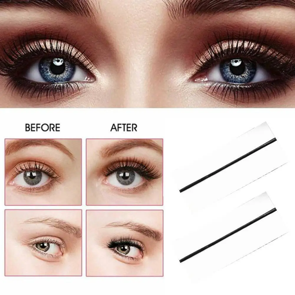 

A Pair Reusable Self-Adhesive Glue-Free Eyelash Glue Strip False Eyelashes Makeup Tools Hypoallergenic