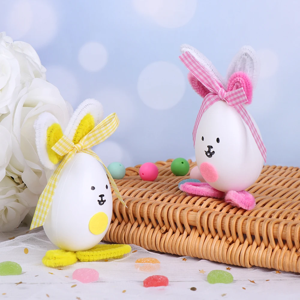 2020 DIY игрушки для пасхальных яиц милый кролик висячие украшения ручной работы