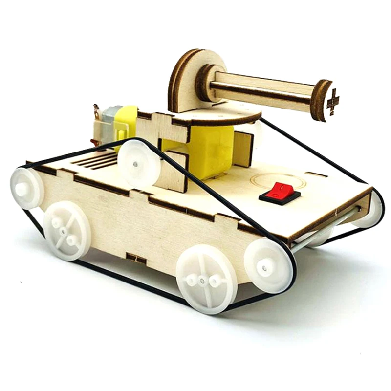 

DIY Tank Car Model Puzzle Educational Science Experiment Technology Toy STEM Toy