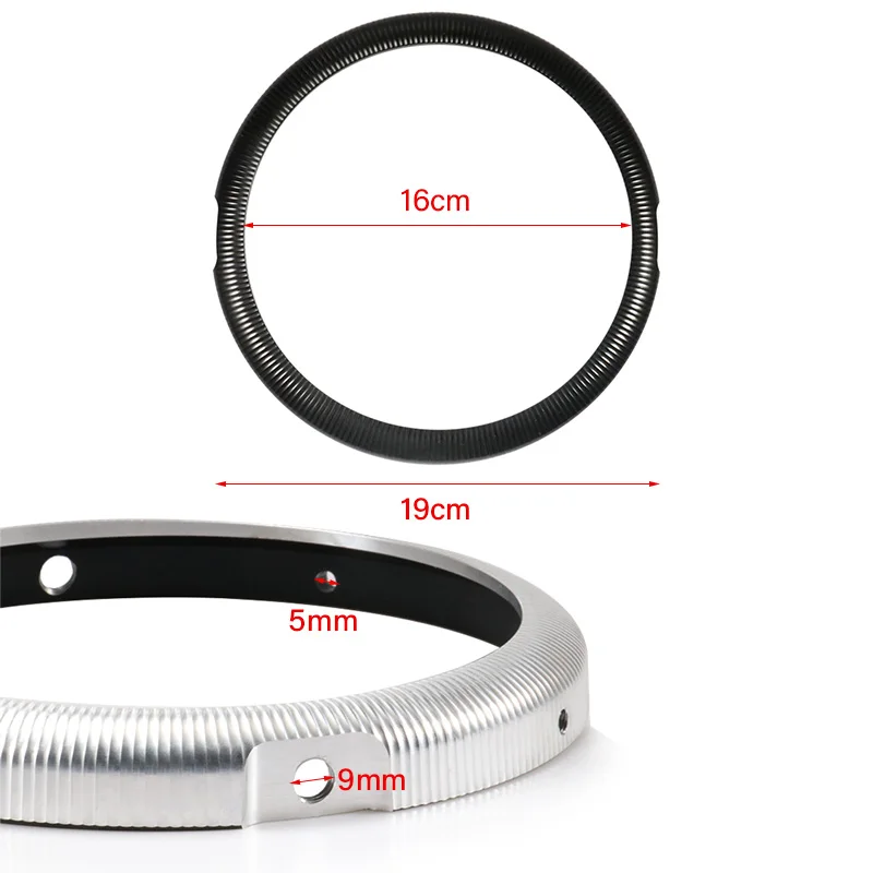 Мотоцикл 7 &quotсветодиодный фары переходное кольцо фар крепление отделка