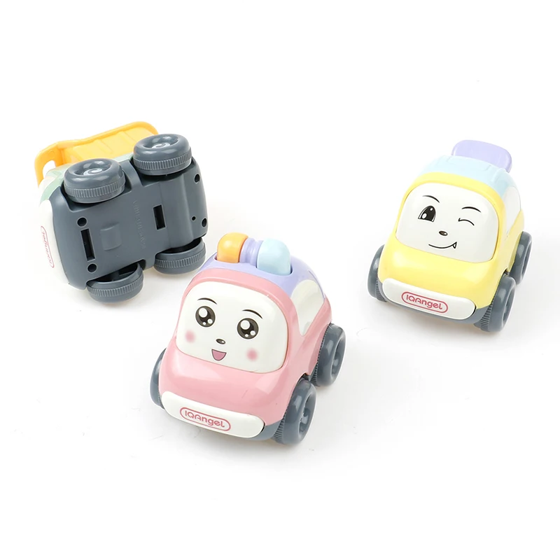 

1Pcs Cute Colorful Educational Inertia Forward Toy Car Children's Toy Car Inertia Car Random Color