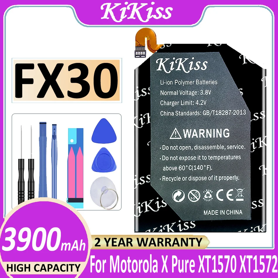 

Original KiKiss Battery FX30 3900mAh for Motorola Moto X Pure XPure Edition X Style Pure X Style X+2 XT1570 XT1572 XT1575