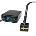 Паяльная станция STM32 T12-955, электронный паяльник, 1,3 дюйма, цифровая станция, паяльное жало, сварочный инструмент, без вилки