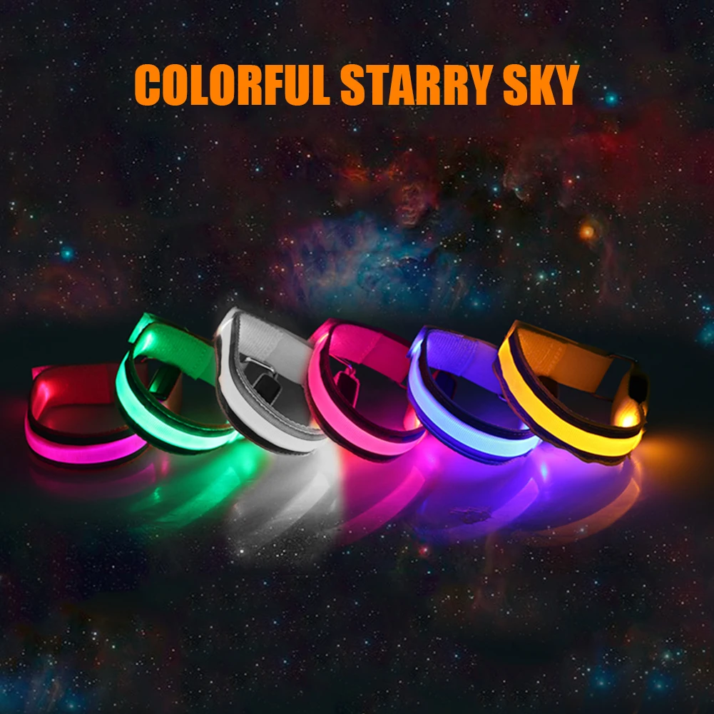 

Светодиодный светоотражающий светильник чехол для телефона на руку Безопасность ремень ночное время езды на велосипеде, бега Напульсники ...