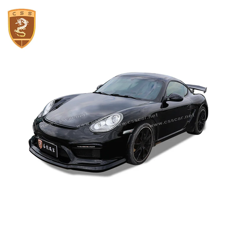 Комплект переднего бампера для Porsche Boxster Cayman 987 09-12 FRP задний диффузор спойлер