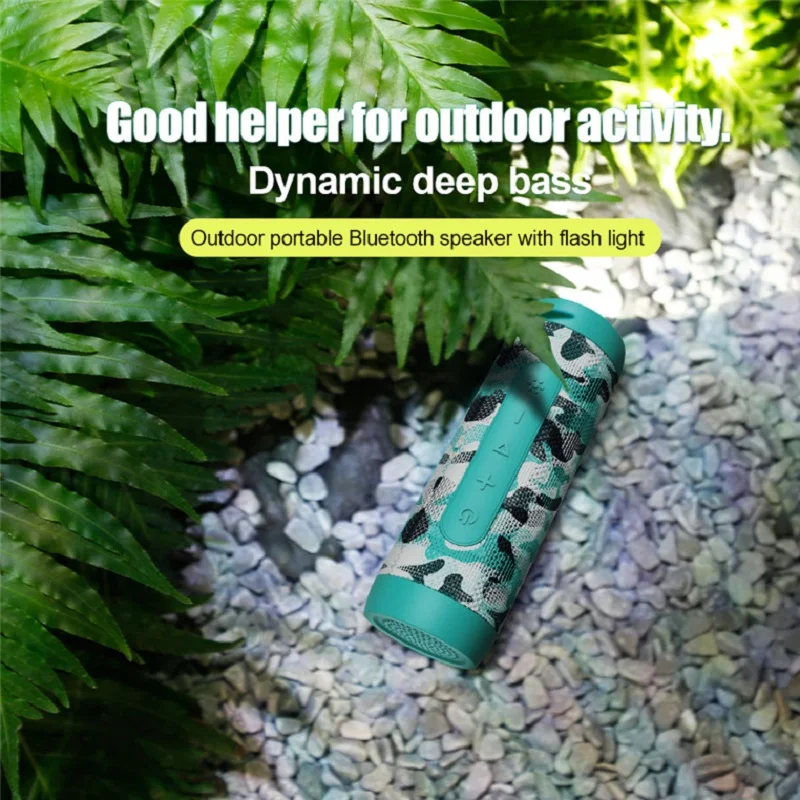 Портативный Bluetooth-динамик с радио фонариком беспроводной динамик бумбокс