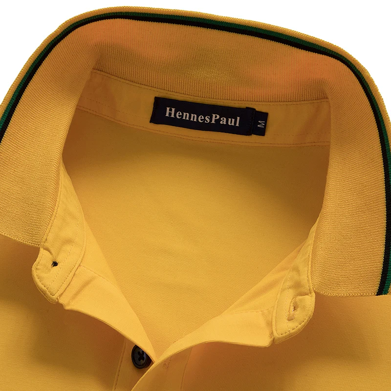 

Spring and Autumn New Solid Color Short Sleeve Polo Shirt Men's Summer British Fashion Men's Cotton Lapel Knitted POLO Shirt
