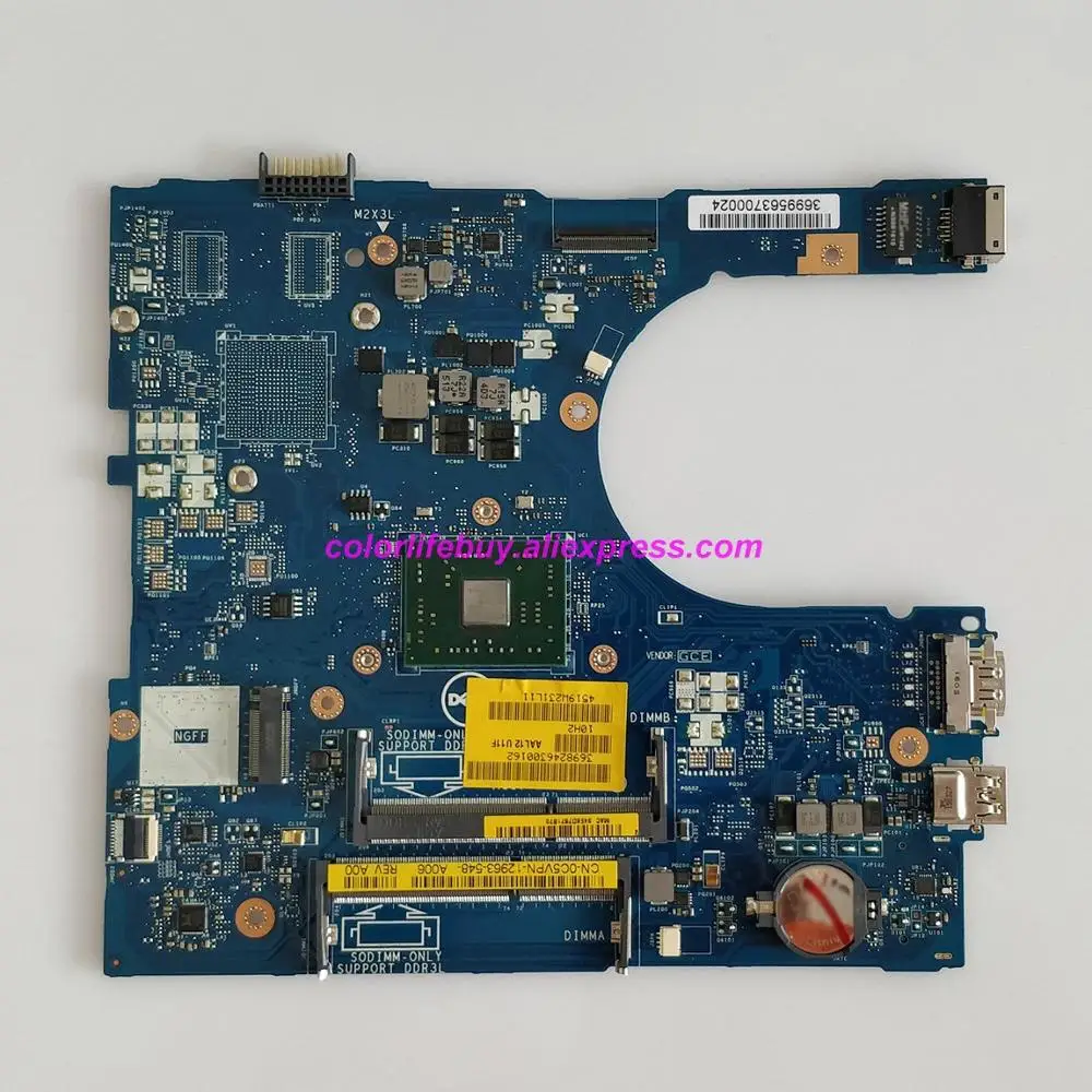 Genuine CN-0C5VPN 0C5VPN C5VPN AAL12 LA-C142P E1-7010 Laptop Motherboard Mainboard for Dell Inspiron 15-5000 Series Notebook PC