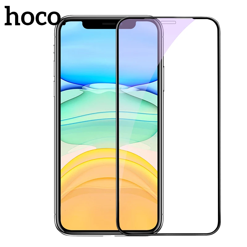 HOCO 0,25 мм Защитное стекло для iPhone X XR 11 Pro Max защита экрана полное покрытие 3D закаленное стекло для iPhone XS Max