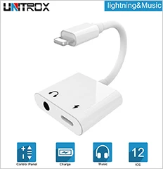 4 в 1 для Lightning/аудио сплиттер с 3,5 мм разъемом для наушников Aux адаптер с USB C зарядным портом для iPhone X/8 P/7/iPod/iPad