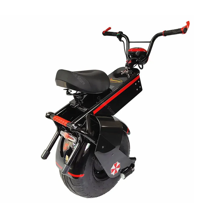 Электрический скутер 1500 Вт одно колесо самобалансирующийся мотоциклетное