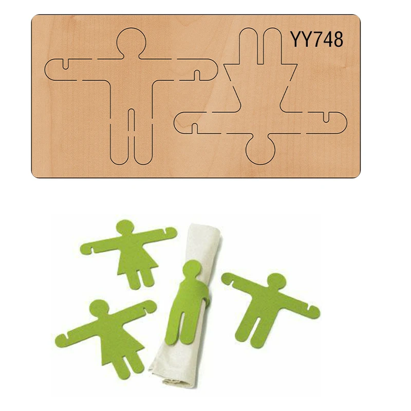 

Napkin holder knife mold wood moldYY748Is Compatible with Most Manual Die Cut